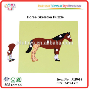 Montessori Puzzle - Horse and Skeleton